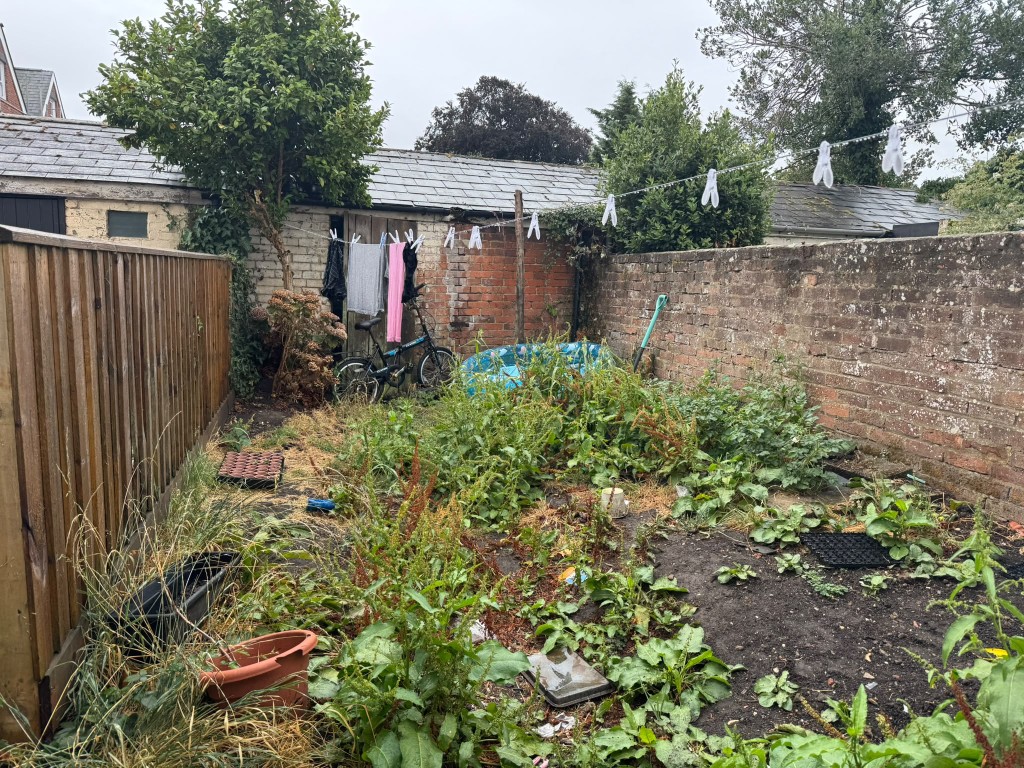 Lot: 175 - TWO-BEDROOM MID-TERRACE HOUSE FOR INVESTMENT - Garden with brick and fenced boundaries